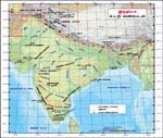 இந்தியாவின் உடல் வரைபடம்